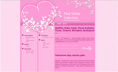 Pink White Valentine