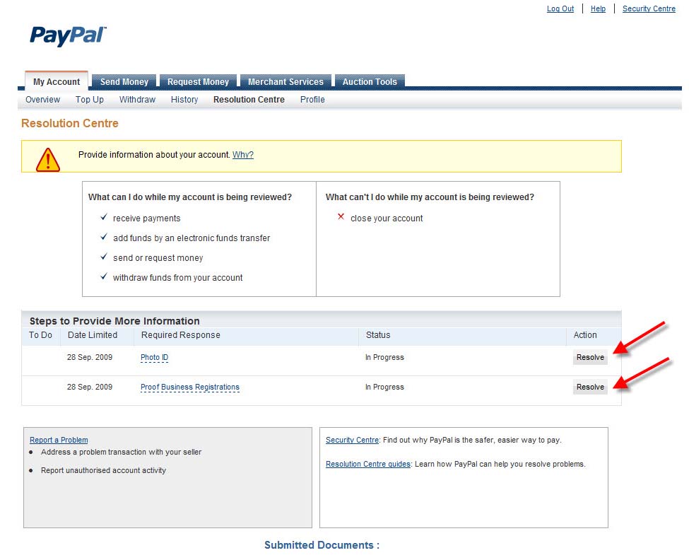 Confirming Your Identity with PayPal | Little Guy in Little Red Dot