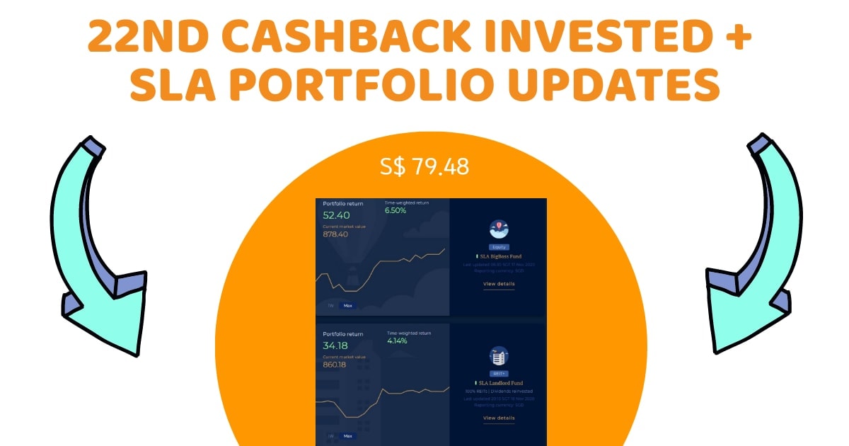 22nd Cashback Invested And Syfe SLA Portfolio Updates